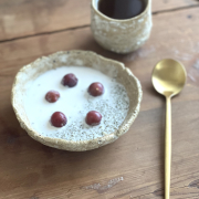 Sunny Savage 100 percent wild food hawaii palm grass seed coconut milk breakfast 100 percent wild food hawaii
